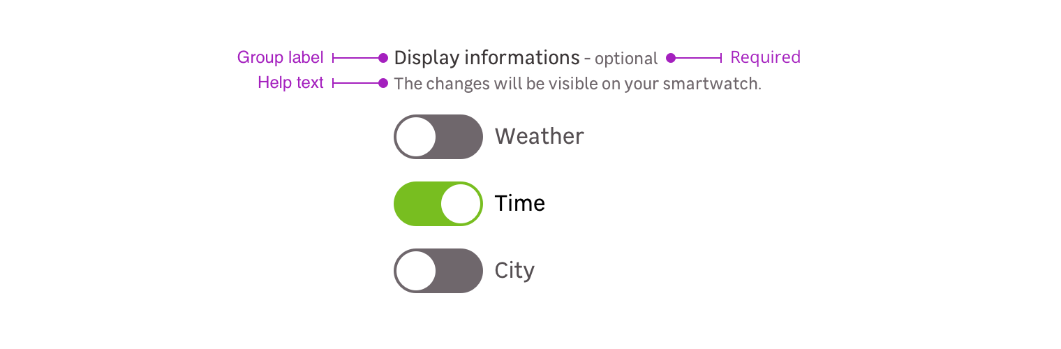 Toggle-Overview